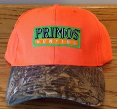 Primos Hunting Baseball Cap Blaze Orange With Real Tree Camo Brim New/ Tags - £10.34 GBP