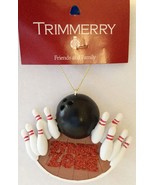 Trimmerry BOWLER&#39;S STRIKE ZONE Ornament - Score A 300 Stocking Stuffer - £10.11 GBP