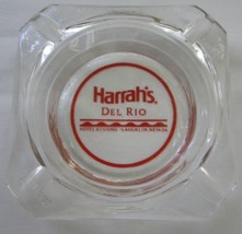 Harrahs Del Rio Hotel And Casino Laughlin Nevada Vintage Glass Ash Tray! - £3.13 GBP