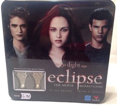 Twilight Saga Eclipse the Movie Board Game w/ Collectible Metal Pieces -... - £4.29 GBP