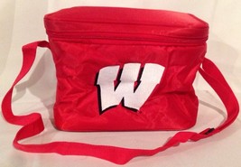 Wisconsin Badgers NCAA Big Logo Insulated Lunch Cooler Bag - £14.05 GBP