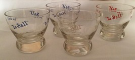 Eva Zeisel Design Prestige Federal Glassware 1950s LO-BALL Glasses  Set Of 4 - £10.33 GBP