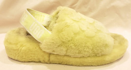 UGG Womens Fluff Yeah Slide Lamb Fur Throughout Slippers Size- 9 Pollen - £39.94 GBP