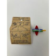 Vintage 1950s Mystery Airplane Puzzle Key Chain Toy Jericho Corp NY - $45.00