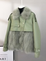 Winter Faux Leather Jacket PU Sheepskin Coat Women Loose Motorcycle Jackets Fema - £76.37 GBP