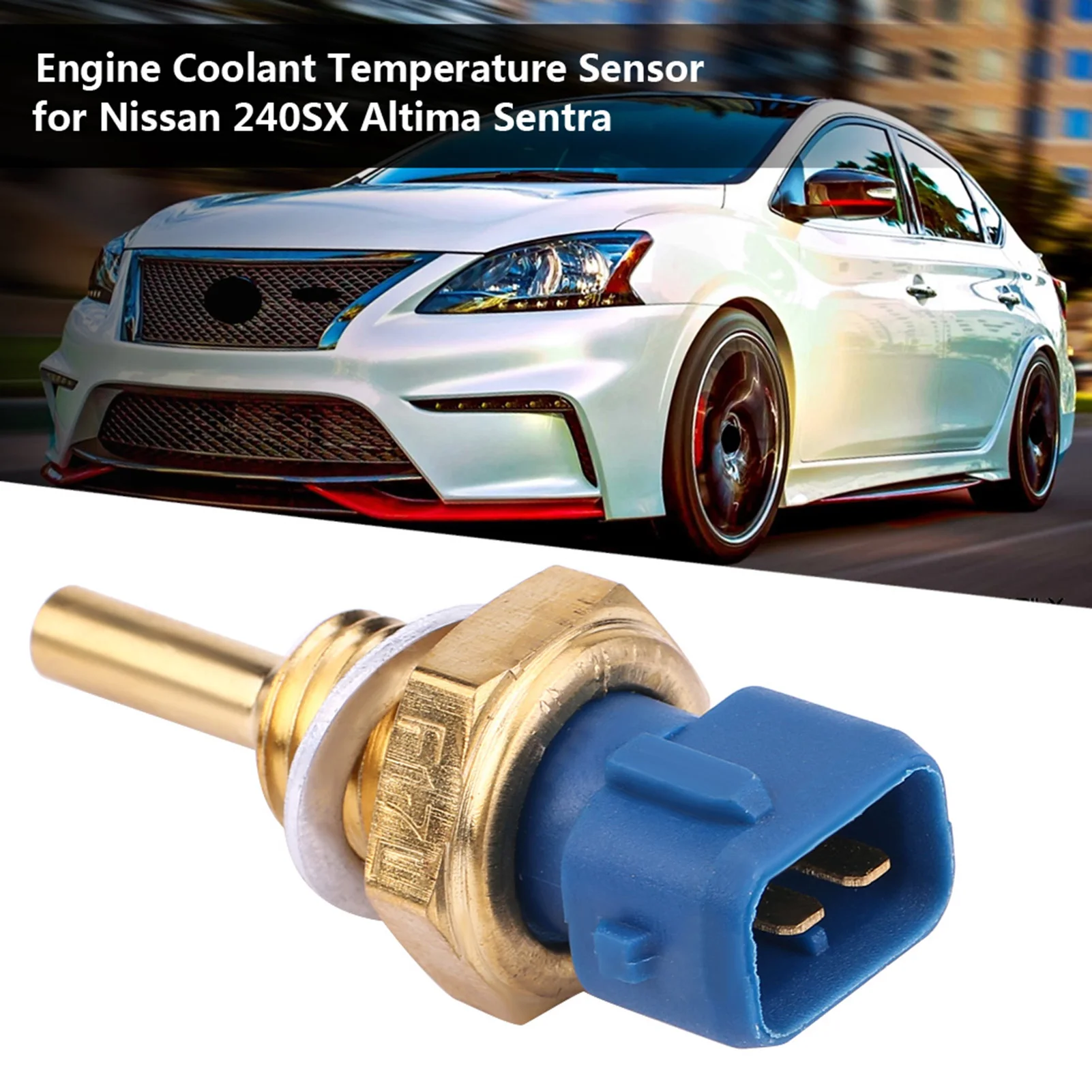 Engine Coolant Temperature Sensor 22630-51E02 for Nissan 240SX Altima Sentra - £11.46 GBP