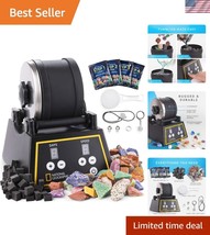 Rock Tumbler Kit with GemFoam: Transform Rocks into Gemstones - $2,095.08 MXN