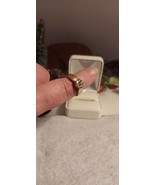 Vintage Circle Flower 7 Diamond .25ct 14K Yellow Gold Cluster Ring Sz 6 ... - $395.99