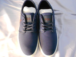 Polo Ralph Lauren Navy Canvas Sneakers(Faxon)- 11.5D(D is Medium)  New in box - $59.99