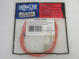 Tripp Lite N520-02M Duplex Multimode 50/125 Fiber Patch Cable (LC/LC), 2m (6&#39;) - £10.38 GBP