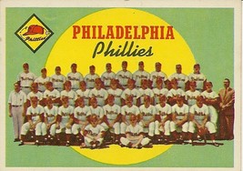 1959 Topps Philadelphia Phillies 8 VG - £11.71 GBP