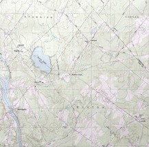 Map Standish Maine 1983 Topographic Geological Survey 1:24000 27 x 22&quot; T... - $44.99