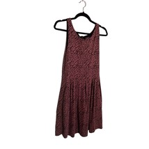 Anthropologie Deletta Womens Size Xs Brown Sleeveless Fit &amp; Flare Dress Back Zip - £13.15 GBP