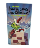 How the Grinch Stole Christmas! 1994 VHS Animated Dr. Seuss Boris Karlof... - $13.06