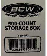 BCW 500 Count Storage Box for Trading or Gaming Cards Lot of 3 Boxes - £8.62 GBP