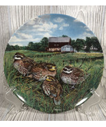 Knowles Collector Plate &quot;The Quail&quot; Upland Birds Of North America  17874A - £7.78 GBP