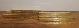 Scrabble Collector&#39;s Edition Crossword Game Replacement Metal Racks Set ... - $12.86