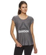 Reebok   Running &amp; Gym T-Shirt Women&#39;s Legend Size Large Grey - £13.18 GBP