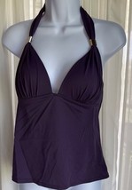 Victoria’s Secret Plum Halter Swim Suit Top SZ M - $18.00