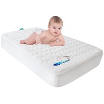 Crib Mattress Protector Pad , Toddler Crib Mattress Protector Cover, Mac... - £22.30 GBP