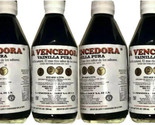 4 X La Vencedora Mexican Vanilla Pure 4 Glass 8.45oz Bottles From Mexico - $36.58