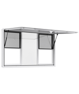 VEVOR Concession Window 60x36 inch, Aluminum Alloy Service Window for Fo... - $474.99