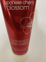 Bath Body Works JAPANESE CHERRY BLOSSOM Shimmer Cream 5 oz - £18.56 GBP