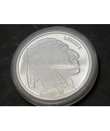 1 Oz .999 Fine Silver Buffalo Liberty Round Coin Plastic Case - £23.58 GBP