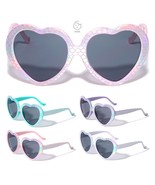 KIDS YOUTH GIRLS HEART SHAPED MERMAID SUNGLASSES RETRO DESIGNER FASHION ... - $185.80 MXN