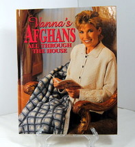 Vanna's Afghans All Through The House Crochet Leisure Arts Oxmoor House 1997 - $7.95