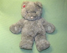 1985 Gund Collectors Classics Gray Teddy Bear 19&quot; Limited Edition Htf Korea Toy - £34.47 GBP