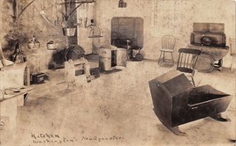 Newburgh Ny~Gen Washington&#39;s Headquarters Kitchen Real Photo Postcard 1920-30s - £8.16 GBP