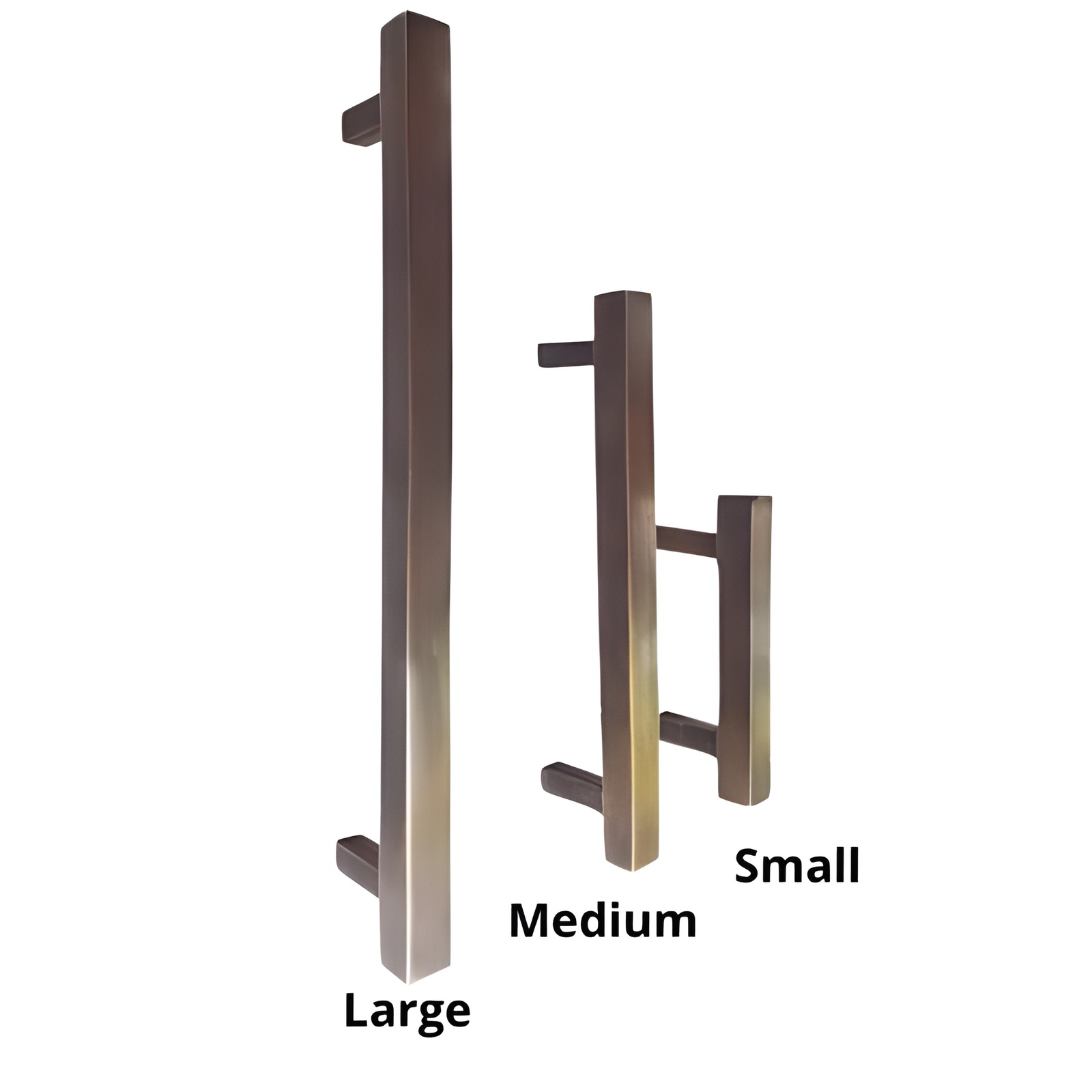 Set of Door Pull and Knob. Minimalist Vintage Old Style Door Handle  - $31.00+