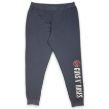 Guns N&#39; Roses Fleece Jogger Pants 3X Gray New - $21.99