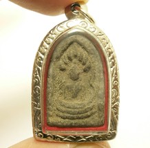 Phra Nakprok Taitalad Temple made blessed in 1888 Lord Buddha protect by Naga Na - £172.18 GBP
