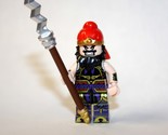 Ancient Eastern King with spear deluxe Custom Minifigure - $6.40