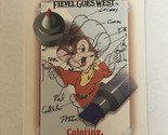 Fievel Goes West trading card Vintage #141 Coloring Ink And Paint - £1.55 GBP