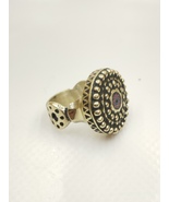 Vintage Berber Bronze Ring – Handmade Tribal Chevron Boho Jewelry - $50.00