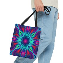 Fractal Burst Tote Bag (AOP) - Small - £17.05 GBP