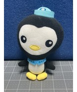 Octonauts Penguin Plush Peso Stuffed Animal 7 Inch Blue Hat Collar - $8.32