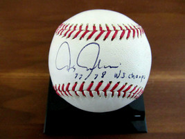 Chris Chambliss 77-78 Ws Champs New York Yankees Signed Auto Oml Baseball Jsa - £71.56 GBP