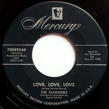 The Diamonds - Love, Love, Love / Ev&#39;ry Night About This Time [7&quot; 45 rpm Single] - £2.68 GBP