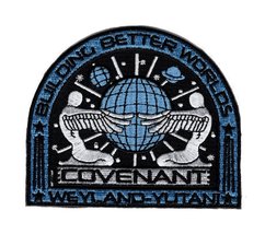 Alien Movie Covenant Weyland Corp Crew Uniform Cosplay Hook Patch - £7.63 GBP