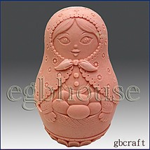 3D Silicone Soap / Candle Mold -  Russian Nesting Doll with eggs - £36.40 GBP