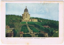 Quebec Postcard Folkard Montreal St Joseph&#39;s Oratory Brother Andre&#39;s Shrine - £1.71 GBP