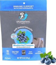 Shameless Pets Soft-Baked Dog Treats, Blueberried Treasure - Natural And Healthy - £9.97 GBP