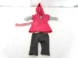 American Girl Doll Star Pink Hoodie 2008 Just Like You Meet Outfit RETIRED - $10.89