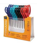 Fiskars Blunt-tip Kids Scissors Classpack, 5&quot;, Assorted Colors, Pack of 12 - £19.46 GBP