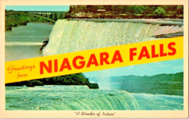 Postcard New York Niagara Falls A Wonder of Nature 1970 5.5 x 3.5 &quot; - £3.87 GBP
