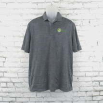 Nike Golf Mens Shirt Large Gray Polo Dri Fit Short Sleeve Elite Turf - $17.99